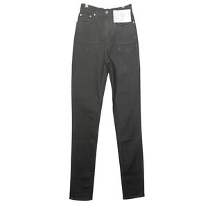 Helmut Lang Black High Rise Skinny Jeans Womens 24